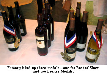 Fetzer picked up three medalsone for Best of Show, and two Bronze Medals.