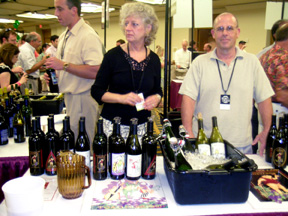 The folks at Toad Hollow had some nice wines ready for tasting.